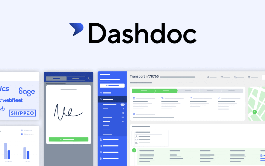 TMS Dashdoc : simplifier le suivi de vos expéditions